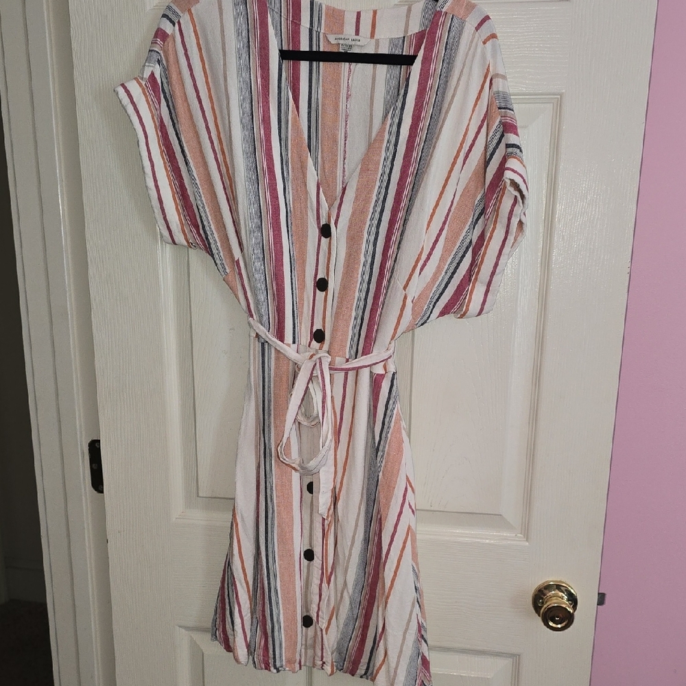 American Eagle Outfitters Multicolor Striped Mini Dress